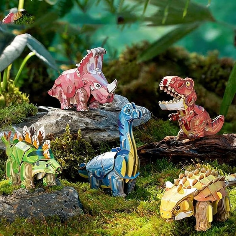 3D لغز طائر الطنان DIY مجموعة تجميع مع صوت النداء للكبار والأطفال اللون F - Image 5